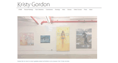 Desktop Screenshot of kristygordon.com